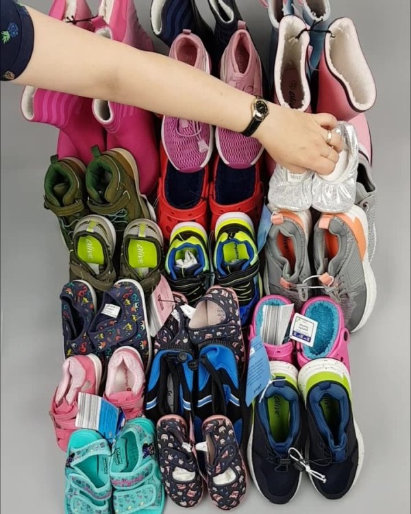 Фотография  513 - Обувь ALDI дети лето#10 кг, ЛОТ №4453 оптом в Салехарде и Ямало-Ненецком АО