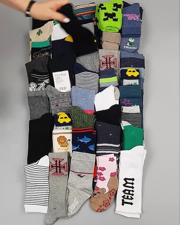 Фотография  268 - Носки дети СТОК зима#5 кг, ЛОТ №4870 оптом в Салехарде и Ямало-Ненецком АО