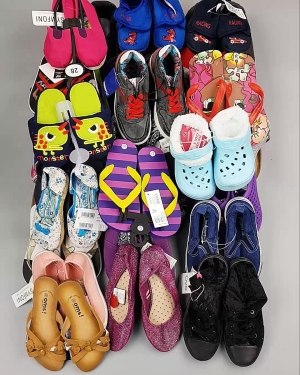 Фотография  655 - Обувь детская СТОК Summer#7,85 кг, ЛОТ №6196 оптом в Салехарде и Ямало-Ненецком АО