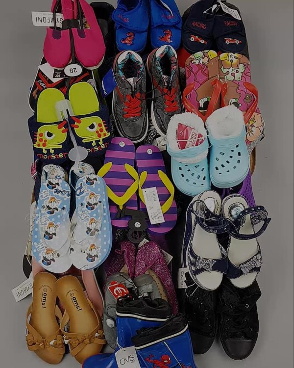 Фотография  459 - Обувь детская СТОК Summer#7,85 кг, ЛОТ №6196 оптом в Салехарде и Ямало-Ненецком АО