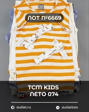 Купить TCM Kids лето 074#7 кг, ЛОТ №6669 оптом в Салехарде и Ямало-Ненецком АО