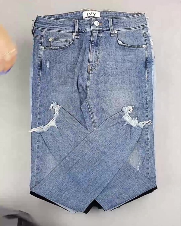 Фотография  653 - Джинсы женские Дания#10 кг, ЛОТ №6764 оптом в Салехарде и Ямало-Ненецком АО