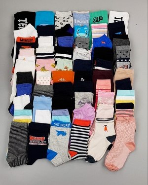 Купить Носки дети СТОК лето#5 кг, ЛОТ №6993 оптом в Салехарде и Ямало-Ненецком АО