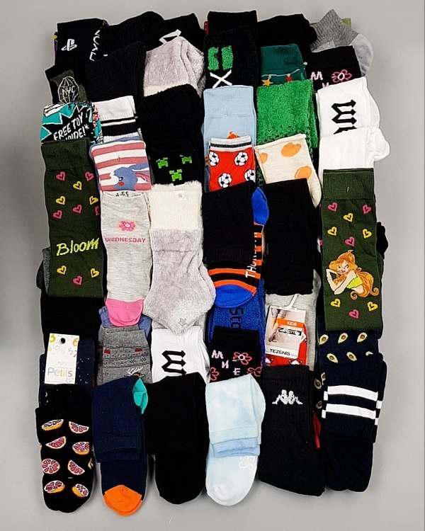 Фотография  910 - Носки дети СТОК зима#5 кг, ЛОТ №6988 оптом в Салехарде и Ямало-Ненецком АО