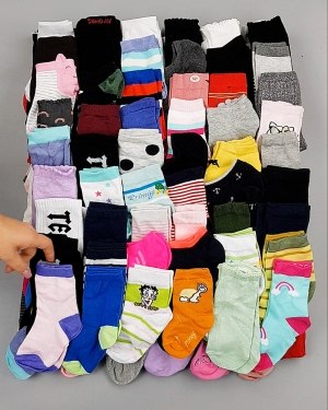 Фотография  870 - Носки дети СТОК лето#5 кг, ЛОТ №6993 оптом в Салехарде и Ямало-Ненецком АО