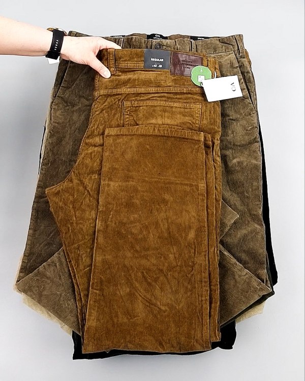 Фотография  317 - Брюки вельветовые м/ж C&A 025#10 кг, ЛОТ №8031 оптом в Салехарде и Ямало-Ненецком АО