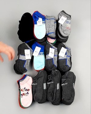 Фотография  970 - Носки дети лето CAN 084#5 кг, ЛОТ №8001 оптом в Салехарде и Ямало-Ненецком АО