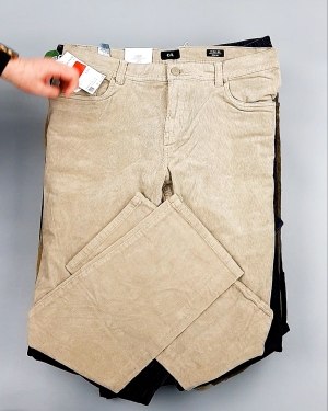 Фотография  735 - Брюки вельветовые м/ж C&A 025#10 кг, ЛОТ №7902 оптом в Салехарде и Ямало-Ненецком АО