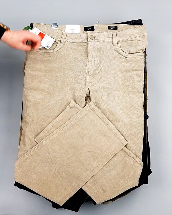 Фотография  669 - Брюки вельветовые м/ж C&A 025#10 кг, ЛОТ №7902 оптом в Салехарде и Ямало-Ненецком АО