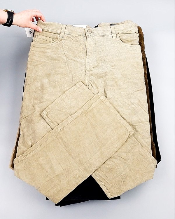 Фотография  834 - Брюки вельветовые м/ж C&A 025#10 кг, ЛОТ №8031 оптом в Салехарде и Ямало-Ненецком АО