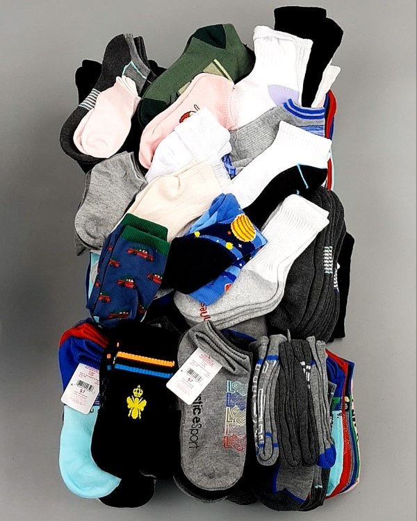 Фотография  254 - Носки дети лето CAN 084#5 кг, ЛОТ №8000 оптом в Салехарде и Ямало-Ненецком АО