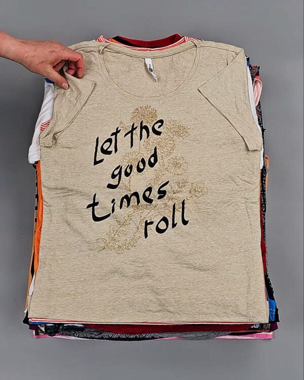 Фотография  722 - Футболки м/ж Cr+Ex#8 кг, ЛОТ № ВК0100 оптом в Салехарде и Ямало-Ненецком АО