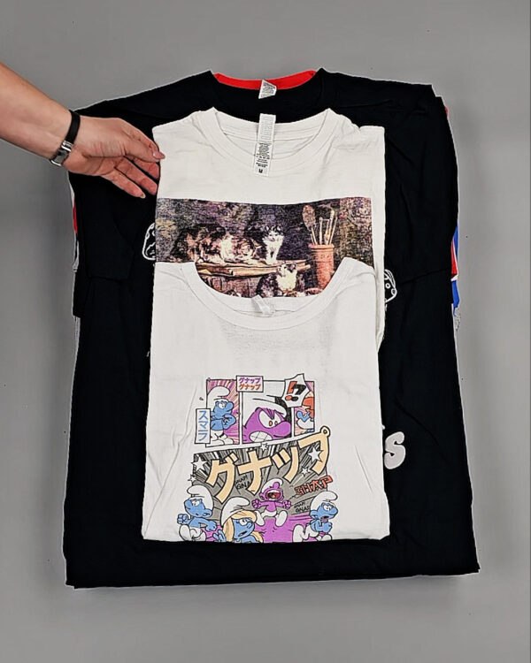 Фотография  982 - Футболки м/ж (Printed T-Shirts New)#5 кг, ЛОТ №8511 оптом в Салехарде и Ямало-Ненецком АО