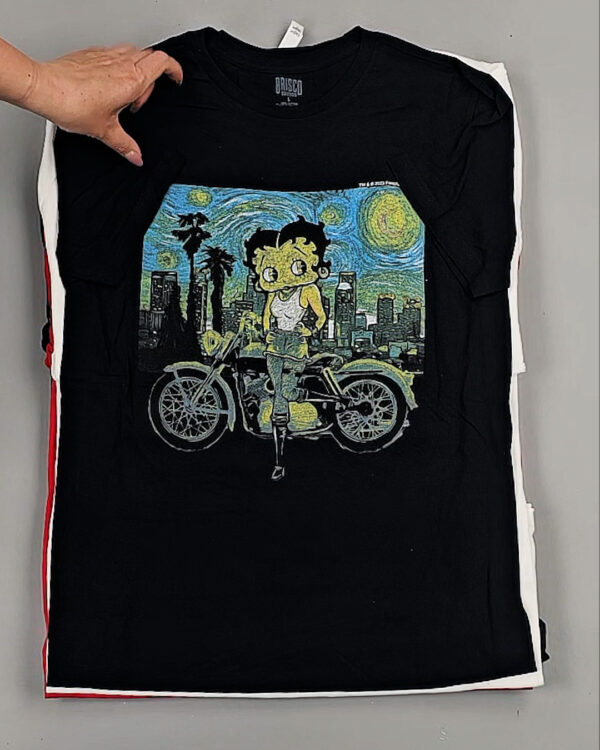 Фотография  363 - Футболки м/ж (Printed T-Shirts New)#5 кг, ЛОТ №8913 оптом в Салехарде и Ямало-Ненецком АО