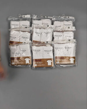 Фотография  205 - Футболка белая муж Корея 085#5 кг оптом в Салехарде и Ямало-Ненецком АО