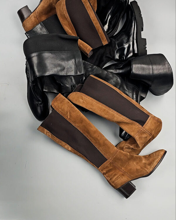 Фотография  957 - Сапоги Италия #7 шт, ЛОТ СТ-9678 оптом в Салехарде и Ямало-Ненецком АО